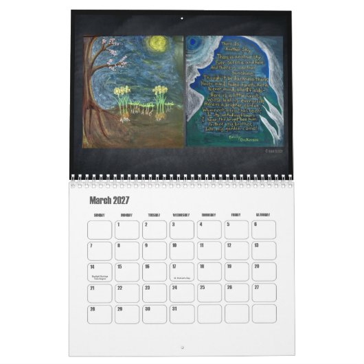 2018 Waldorf Geïnspireerd karton Art Calendar Kalender (Mar 2027)