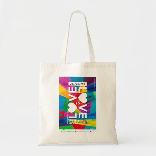 2018 Wenatchee Pride Herdenking Canvas tas (Voorkant)