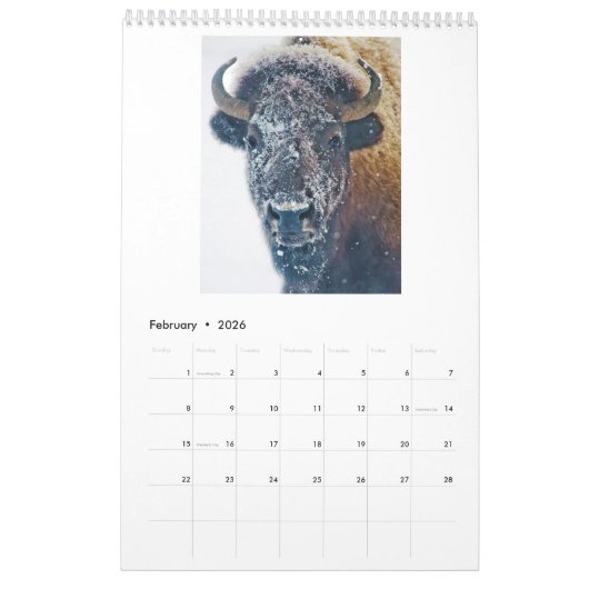2018 Wildlife Wall Calendar - Into the Wild Kalender (Feb 2026)