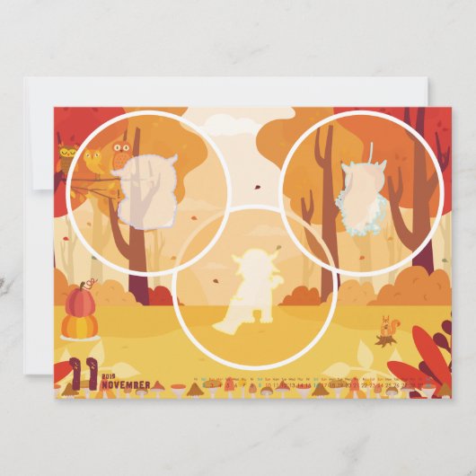 2019カレンダー11月 KAART (Voorkant)