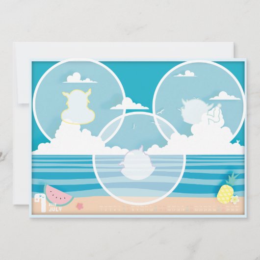 2019カレンダー7月 KAART (Voorkant)