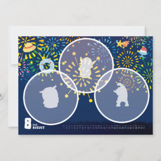 2019ｶﾚﾝﾀﾞｰ8月 KAART