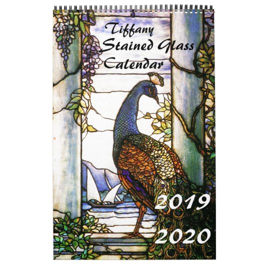 2019 2020 Agenda voor de Natuur van Tiffany Glas i Kalender (Hoes)