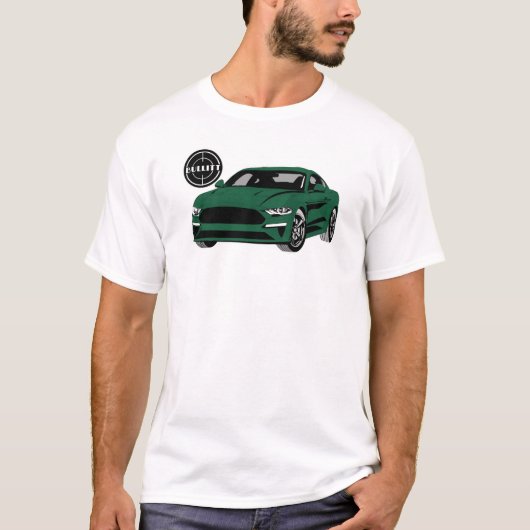 2019 2020 Bullitt Mustang T-shirt (Voorkant)