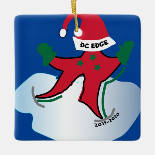 2019-2020 DC-EDGE KERAMISCH ORNAMENT (Voorkant)
