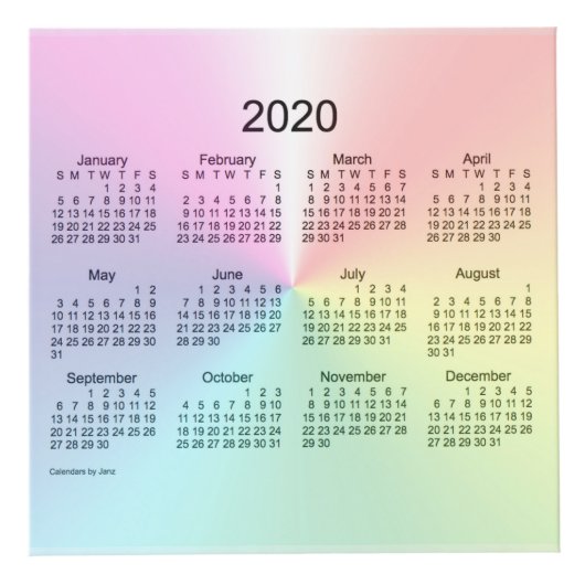 2019-2022 Shimmer Small Calendar Cube by Janz Kubus (Rechts)