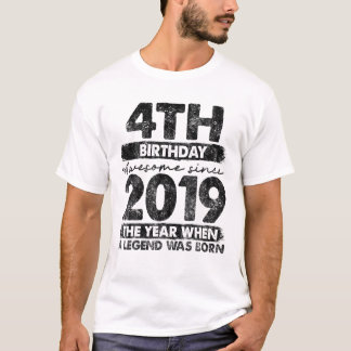  2019 4 jaar oude Gifts Limited Edition 4e T-shirt
