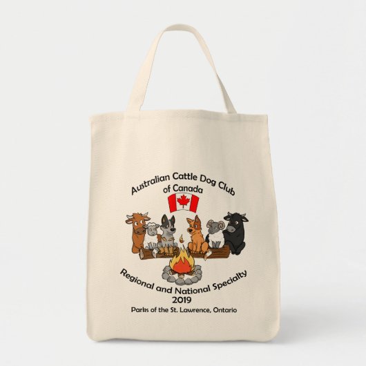 2019 ACDCC-onderdanen wit en lichtgekleurd Tote Bag (Voorkant)