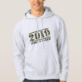 2019 Alcoholvrij van Sober & Clean Recovery Gift Hoodie (Voorkant)