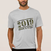 2019 Alcoholvrij van Sober & Clean Recovery Gift T-shirt (Voorkant)