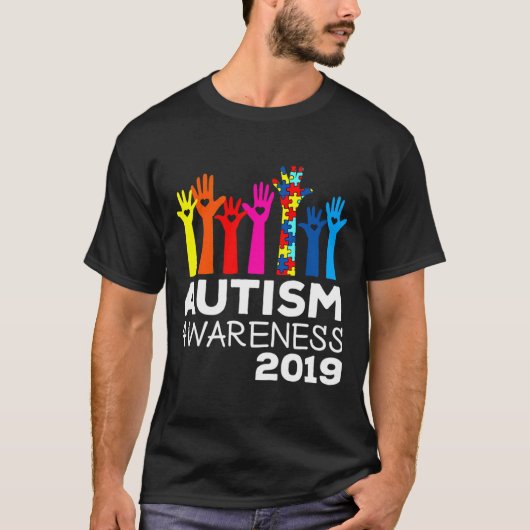 2019 Autism Awareness True Colors T-shirt (Voorkant)