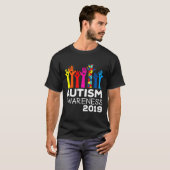 2019 Autism Awareness True Colors T-shirt (Voorkant volledig)