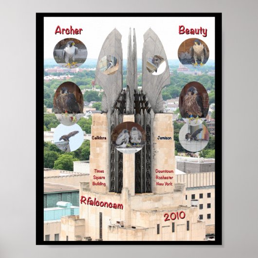 2019 Beauty en Archer 8x10 Poster op Times Square (Voorkant)