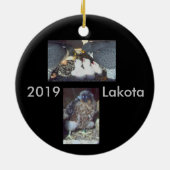 2019 Ceramic Ornament Lakota (Achterkant)