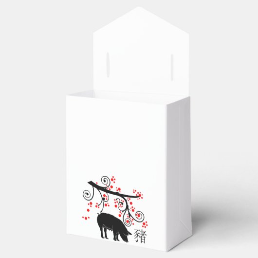 2019 Chinees Nieuwjaar Varken en Boom Bedankdoosjes (Geopend)