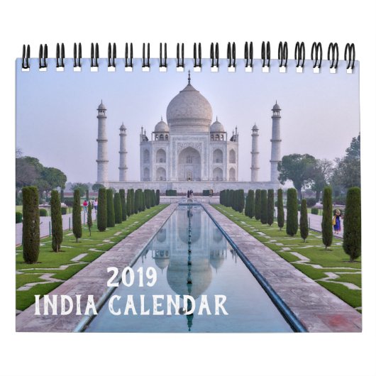 2019 Colors and Architecture of India Calendar Kalender (Hoes)