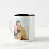 2019 de Kalender van de Foto Tweekleurige Koffiemok (Voorkant links)