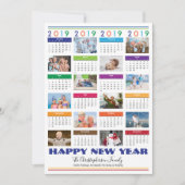 2019 Foto Collage HAPPY NEW YEAR Holiday (Voorkant)