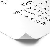 2019 Fotokalender 1 pagina poster rood (Hoek)