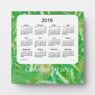 2019 Green Tracks Desk Calendar van Janz Fotoplaat