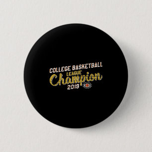 2019 H2h College Fantasy Basketbal League Kamp Ronde Button 5,7 Cm