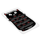 2019 Jaar Maandelijkse kalender Zwarte Kat uit de  Magneet (Rechterzijde)