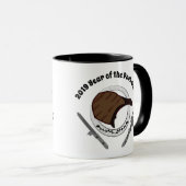 2019 Jaar van de Mok van de varkensstapel (Voorkant rechts)