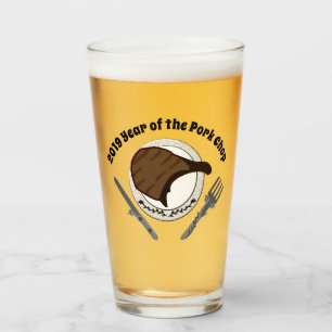 2019 Jaar van de varkensstapel Glas