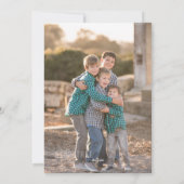 2019 Kalender 2 Aangepaste Foto's Gelukkig Nieuwja Feestdagenkaart (Achterkant)