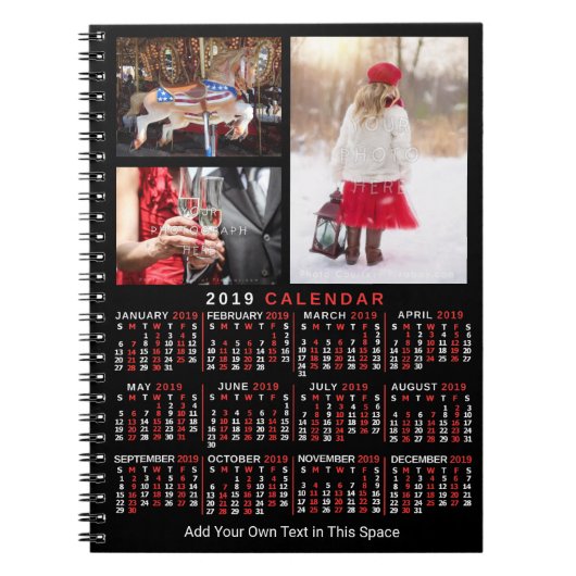 2019 Kalender (zie beschrijving voor nieuwe versie Notitieboek (Voorkant)