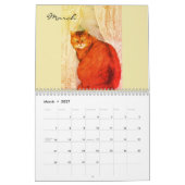 2019 Kat Kalender door Kunstenaar (Mar 2027)