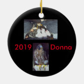 2019 Keramisch Ornament Donna (Achterkant)