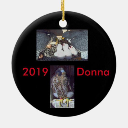 2019 Keramisch Ornament Donna (Achterkant)