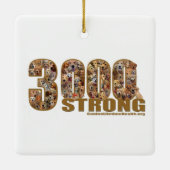 2019 kerstversiering - 3000 sterk keramisch ornament (Achterkant)