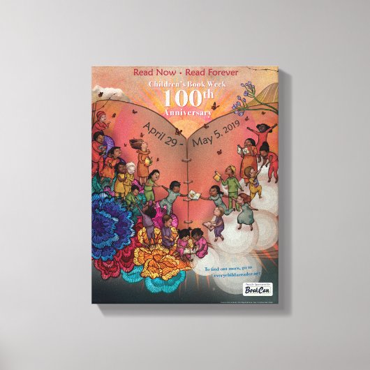 2019 Kinderboekenweek poster canvas (Voorkant)