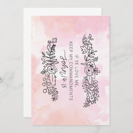 2019 LDS Wederzijdse thema jongerenkaart Bedankkaart (Voorkant / Achterkant)