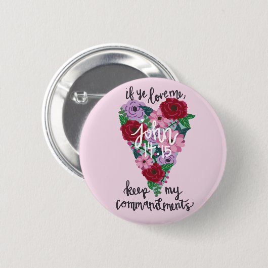 2019 LDS - Wederzijdse thema voor jongeren Ronde Button 5,7 Cm (Voorkant /achterkant)