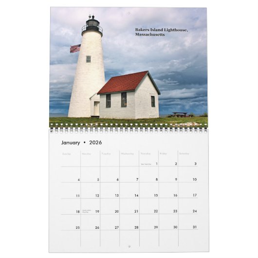 2019 LighthouseGuy.com Lighthouse Calendar Kalender (Jan 2026)