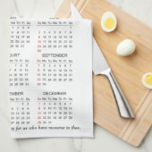 2019 Maagd Mary Calendar zonder winstoogmerk Theedoek (Quarter Fold)
