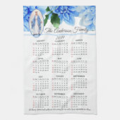 2019 Maagd Mary Calendar zonder winstoogmerk Theedoek (Verticaal)