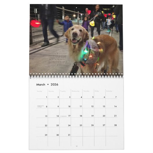 2019 met ParkerPup, Reser & Gill Kalender (Mar 2026)