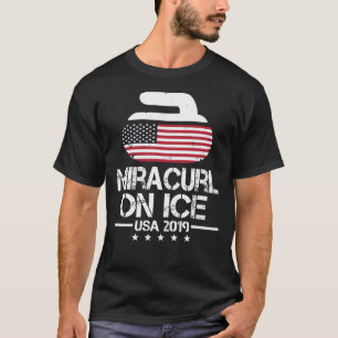 2019 Miracurl On Ice TShirt voor US Stone Curling