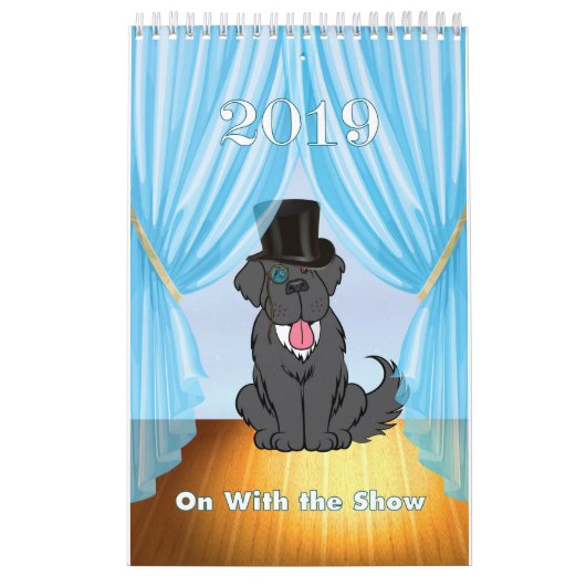 2019 Newfoundland Dog Calendar Kalender (Hoes)