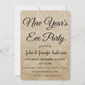 2019 Nieuwjaarsfeest Faux Bokeh Kaart (Voorkant)