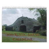 2019 Old Rustic Barns Calendar Kalender (Hoes)