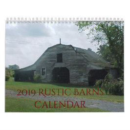 2019 Old Rustic Barns Calendar Kalender