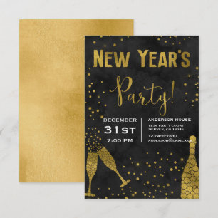 2019 oudejaarsfeest Champagneglazen Kaart