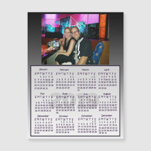 2019 Persoonlijke foto-mini-magneetkalenders