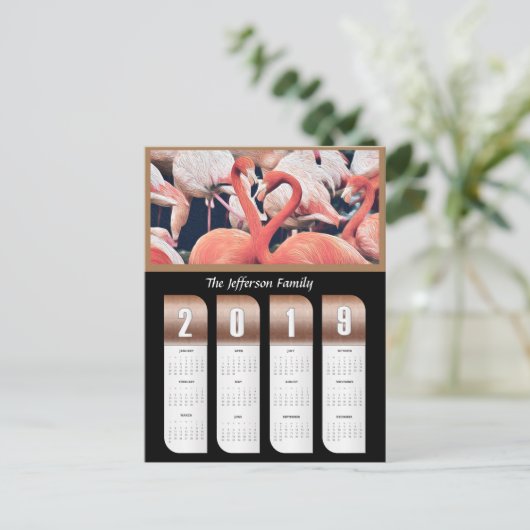 2019 Persoonlijke fotokalenders Briefkaart (Staand voorkant)