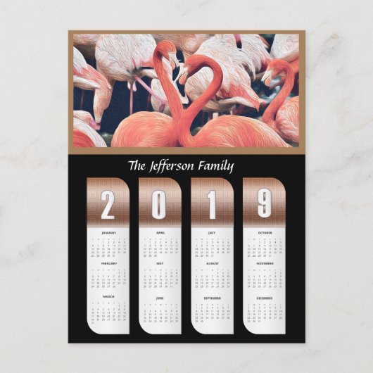 2019 Persoonlijke fotokalenders Briefkaart (Voorkant)